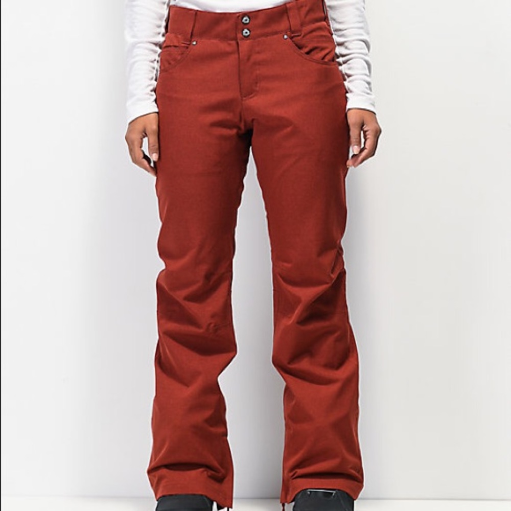 Aperture Crystaline Maroon 10K Snowboard Pants